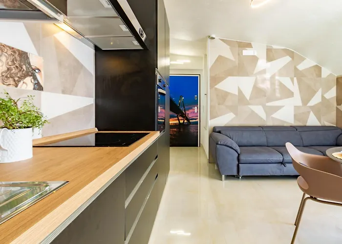 Daire Mansarda Zara Deluxe Trilo - Myho Casa Vasto